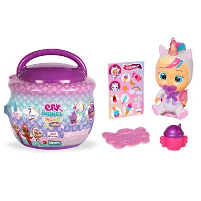 Image de Cry Babies Magic Tears Paci House Mini poupées pailletées à collectionner Modèle surprise assorti