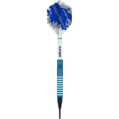 Afbeelding van Softtip Unicorn Gary Anderson Blue Silver Star 80% 19