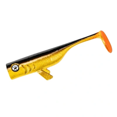 Afbeelding van Drunk Bait 16 cm Gold Orange 2pcs Shad