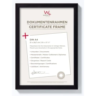 Image de Walther Design JK130B Construction Cadres 21x29,7cm noir
