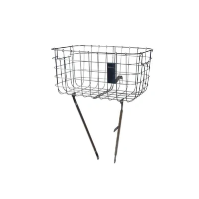 Afbeelding van Fietsmand Basil Robin 27 liter 47 x 31 25 cm zilver