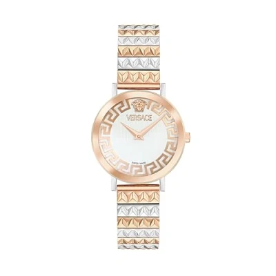 Afbeelding van Versace Watches Deadalus Horloge, Dames, Maat: One Size, Bi tone