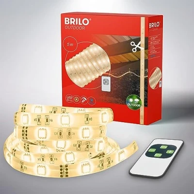 Afbeelding van Briloner Leuchten VARMA LED strip wit IP44 3000 Kelvin 240 lm kunststof