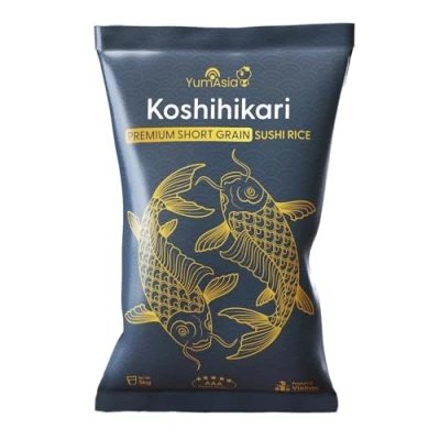 Afbeelding van Yum Asia Koshihikari Witte sushi rijst met korte korrels 5 kg