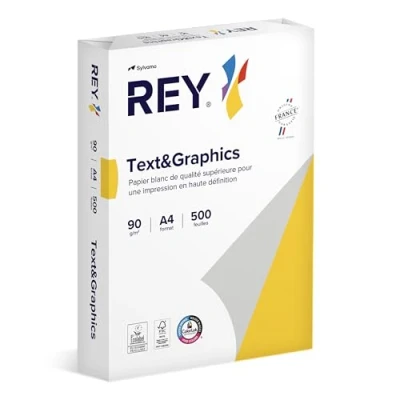 Afbeelding van Rey Text and Graphics presentatiepapier formaat A4 90 g pak van 500 vel