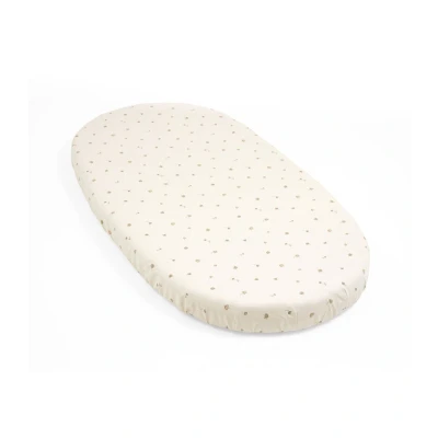 Afbeelding van Stokke Hoeslaken Ledikant Sleepi Bed V3 Flower Ecru