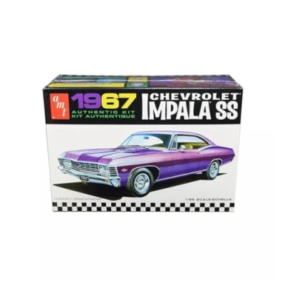 Afbeelding van 1:25 AMT 0981 1967 Chevrolet Impala SS Car Plastic Modelbouwpakket