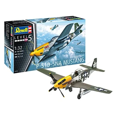 Afbeelding van 1:32 Revell 03944 P 51D Mustang Plastic Modelbouwpakket