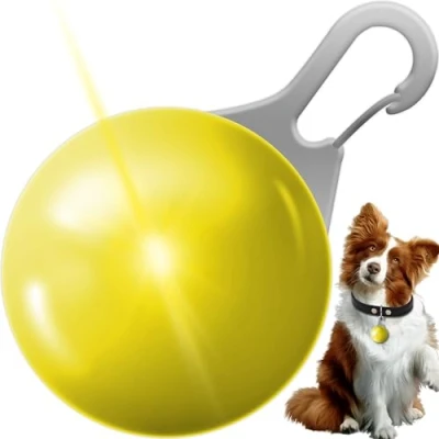 Afbeelding van led knipperlicht voor honden met 3 lichtmodi, verlichting, lichtgevende aanhanger katten en wandeltochten de hond, knipperlicht, sleutelhanger, waterdicht, huisdierclip