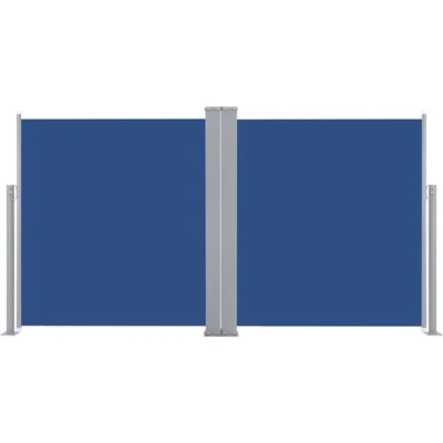 Afbeelding van Windscherm uittrekbaar 160x600 cm blauw