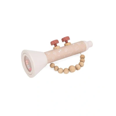 Afbeelding van Label Trompet Hout Pink