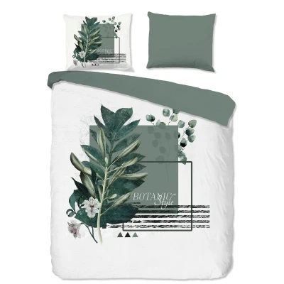 Afbeelding van Pure Botanic Style Dekbedovertrek Groen Lits jumeaux (240 x 200/220 cm)