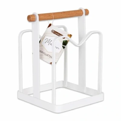 Afbeelding van Servethouder Confortime 124022 Wit 14,2 x 12,2 18,7 cm (12 Stuks)