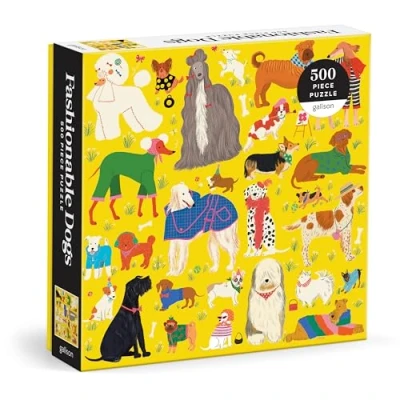 Afbeelding van Fashionable Dogs 500 Piece Puzzle