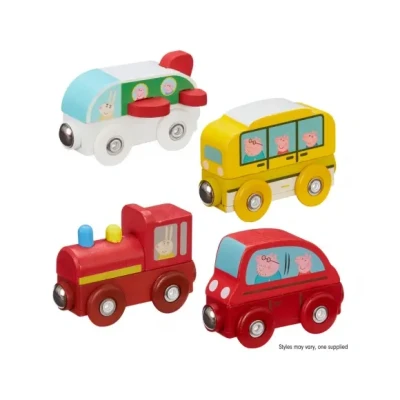 Afbeelding van Peppa Pig Houten Speelgoed Mini Voertuigen