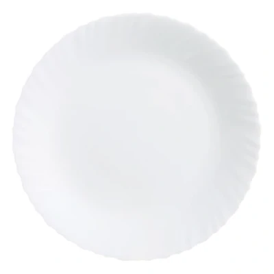 Afbeelding van Dajar Schaafbord, glas, wit, 30 cm