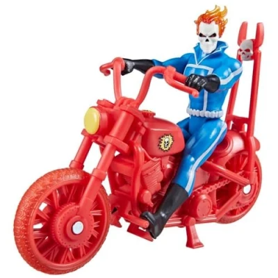 Afbeelding van Hasbro Marvel Actiefiguur With Vehicle Ghost Rider 10 cm Legends Retro Collection Multicolours