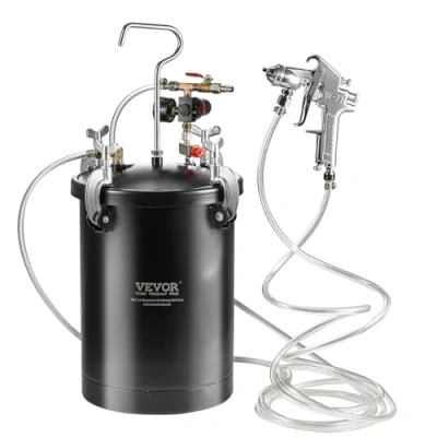 Afbeelding van VEVOR 15L Spuitverf Drukcontainer Tank,Verstelbare Druk,Verbeterde Afdichting, Verfvolume En Spuitpatroon Aanpassen,Voor Huisdecoraties, Muren, Hekken, Bouwvoertuigen, Boten Nog Veel Meer Te Spuiten.