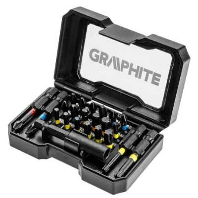 Afbeelding van GRAPHITE 56H612 Set schroevendraaierbits Kunststof cassette 23