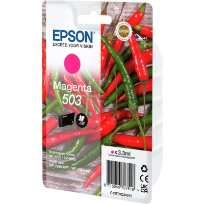 Afbeelding van Epson 503 (C13T09Q34010) Inktcartridge Magenta