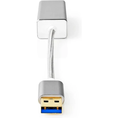 Afbeelding van Nedis USB netwerkadapter CCTB61950AL02 Zilver Silver / 0.20 m