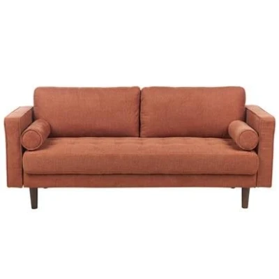 Afbeelding van NURMO Driezitsbank Goudbruin Polyester