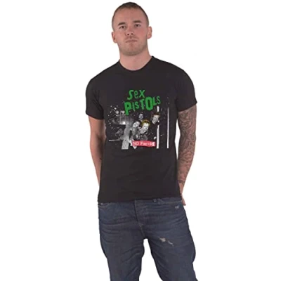 Afbeelding van Sex Pistols Cover Photo Heren T shirt XL Zwart