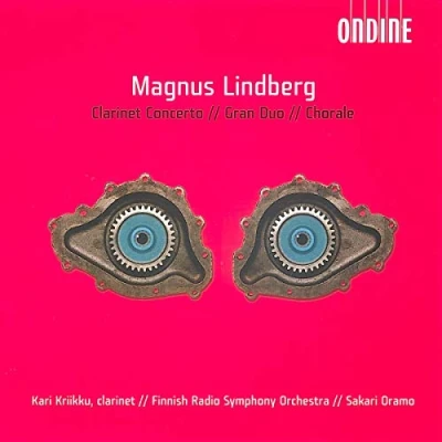 Afbeelding van Kari Krikku, Finnish Radio Symphony Orchestra, Sakari Oramo Lindberg: Clarinet Concerto/Gran Duo/Chorale (CD)