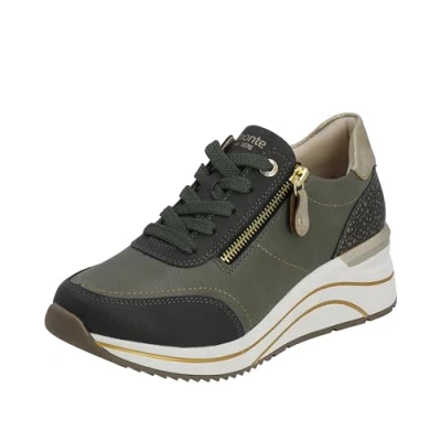 Afbeelding van Remonte D0t00 Damessneakers, Groen