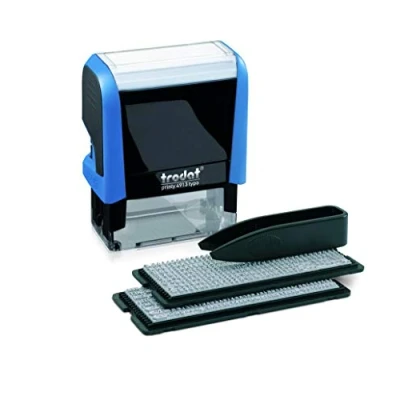 Afbeelding van Trodat Printy 4913 stempelkussen, meermaal, personaliseerbaar, zwarte inkt, max. 57 x 21 mm