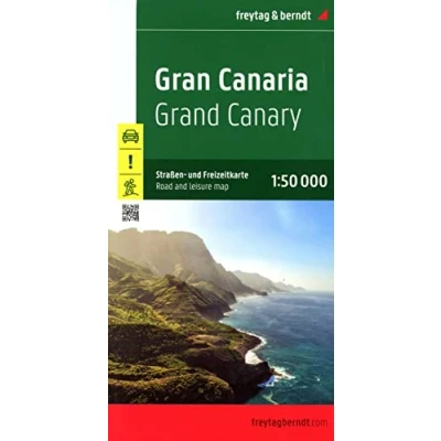 Afbeelding van Gran Canaria, Straßen und Freizeitkarte 1:50.000, freytag &amp; berndt