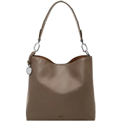 Afbeelding van FOSSIL Schoudertas Jessie Bucket Shoulder Bag Smoke Donkerbruin