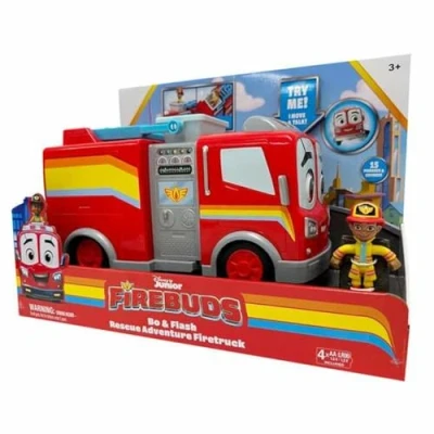 Afbeelding van Brandweerwagen met licht en geluid Spin Master Firebuds Bo &amp; Flash