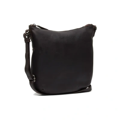 Afbeelding van The Chesterfield Brand Leren Schoudertas Bruin Redding