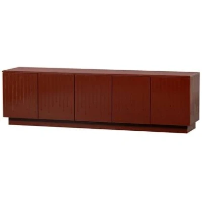 Afbeelding van BePureHome Pencil TV Meubel Grenen Merlot Gloss 52x180x40