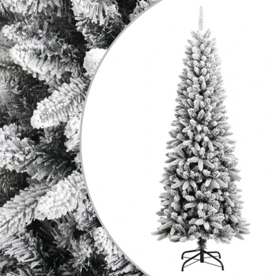 Afbeelding van Kunstkerstboom Met Sneeuw 210 Cm Pvc En Pe