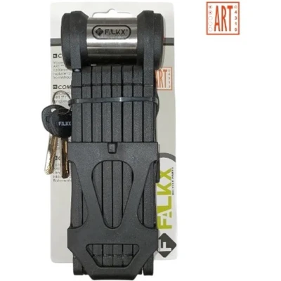 Afbeelding van FALKX Compact vouwslot 120cm zwart ART**