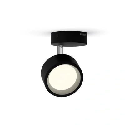 Afbeelding van Philips Bracia single spot Zwart 27K 1x5.5W