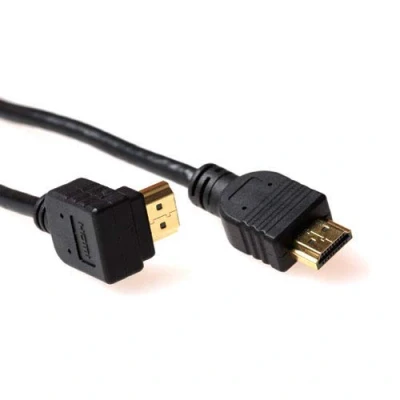 Afbeelding van ACT AK3676 HDMI High Speed A male/A male haaks 1 meter