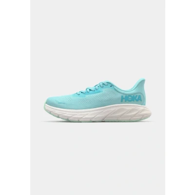 Afbeelding van HOKA Arahi 7 Hardloopschoenen voor op de weg, Dames, Maat: 36, Blue spark/snow melt Textiel/ synthetisch