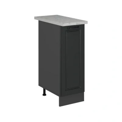 Afbeelding van Vicco R Line Apotheekkast 30 cm WB Marmer Antraciet landhuis
