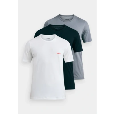 Afbeelding van Hugo Cotton Jersey Crew Shirt Heren (3 pack) Maat S