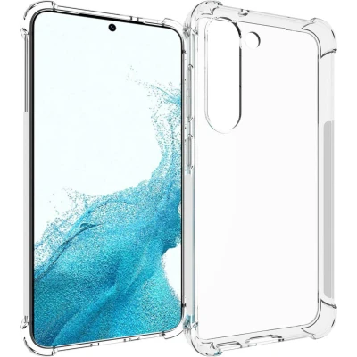 Afbeelding van iMoshion Hoesje Geschikt voor Samsung Galaxy S23 Siliconen Shockproof Case Transparant