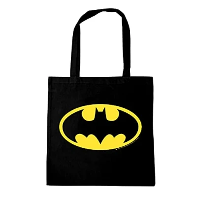 Afbeelding van Logoshirt® BD DC Comics Batman Logo boodschappentas Herbruikbare Origineel licentieontwerp