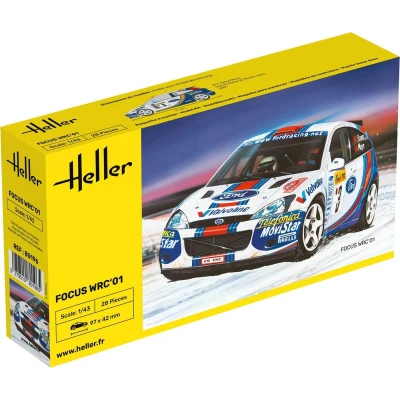 Afbeelding van 1:43 Heller 80196 Ford Focus WRC01 Plastic Modelbouwpakket