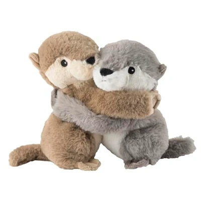 Afbeelding van Warmies Knuffelvrienden otter magnetronknuffel