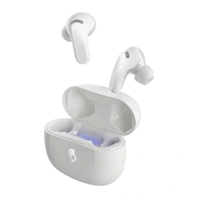Afbeelding van Skullcandy ANC rail in ear ruisonderdrukking draadloze oordopjes, 27 uur batterij, microfoon, werkt met iPhone Android en Bluetooth apparaten Bone