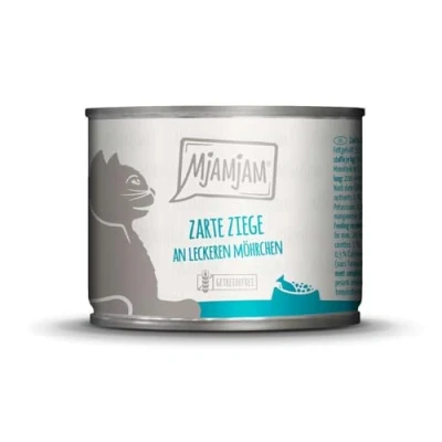 Afbeelding van 6x200g MjAMjAM malse geit op heerlijke wortelen nat kattenvoer