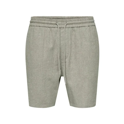 Afbeelding van ONLY&amp;SONS ONSTEL LINEN MIX 0245 shorts Heren Bermuda