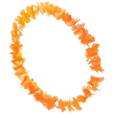Afbeelding van Hawaii krans oranje per stuk